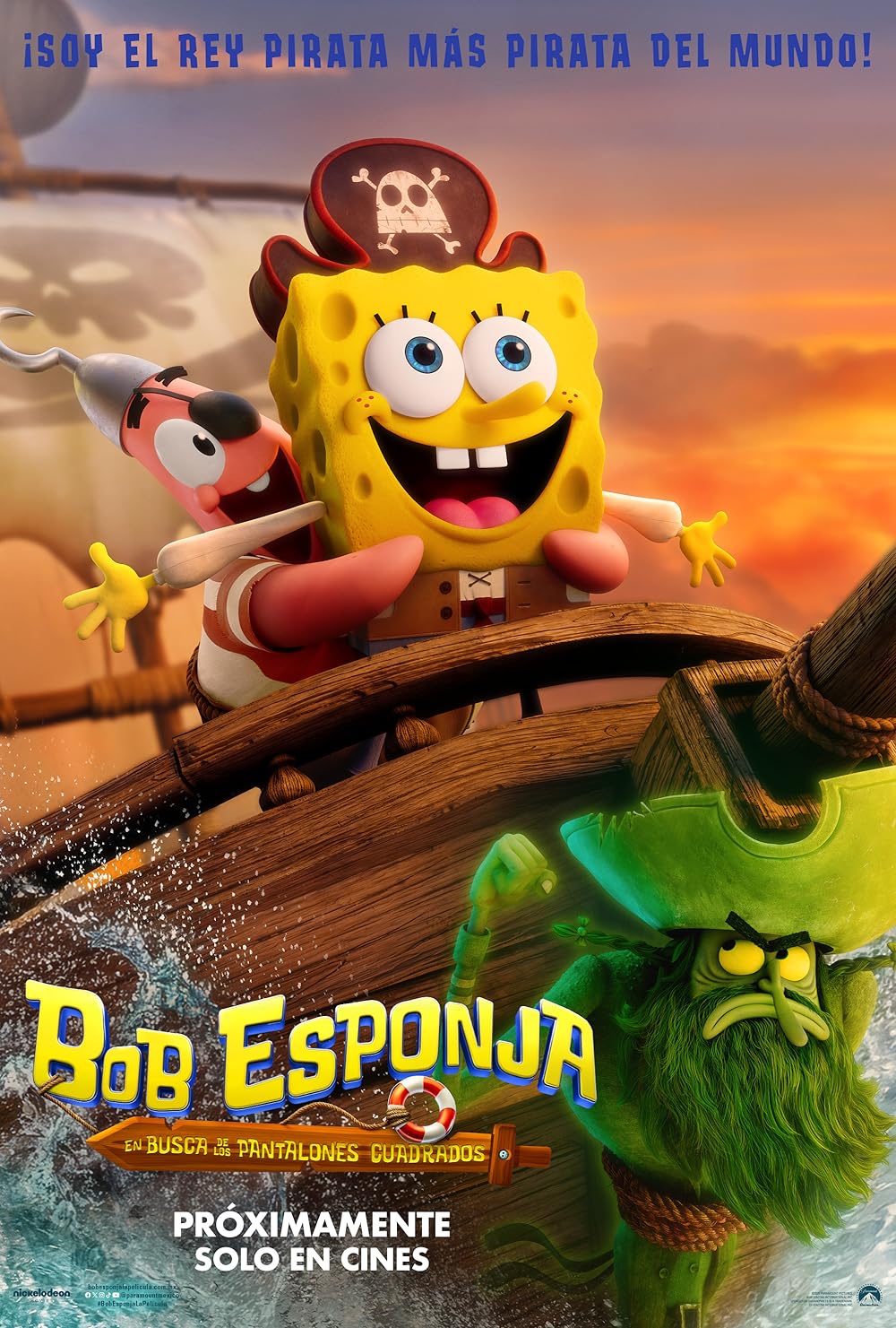 Bob Esponja: En busca de los pantalones cuadrados (2025) [1080p] WEB-DL [Latino-Castellano-Ingles]