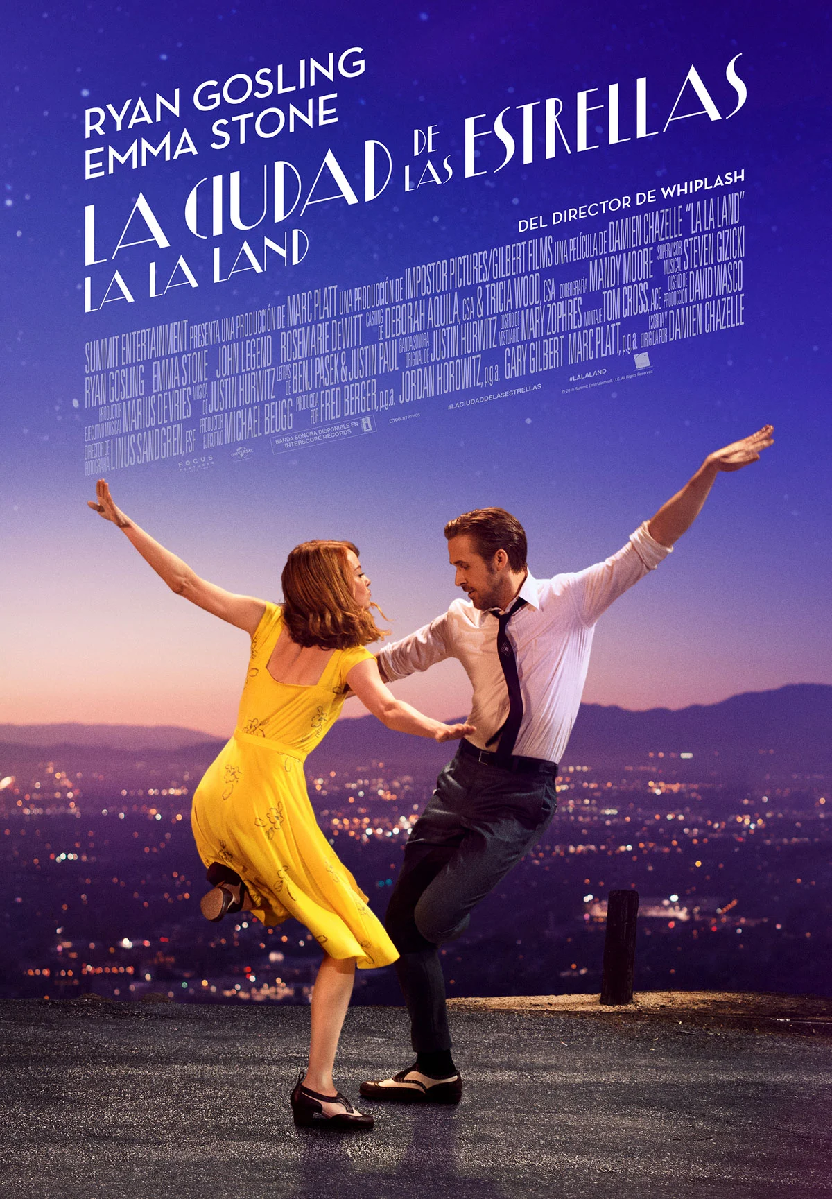 La La Land: ciudad de sueños 2016 [1080p] [Latino-Castellano-Ingles]