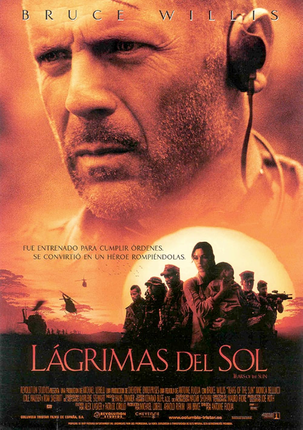 Lágrimas del Sol (2003) [1080p] [Latino-Castellano-Ingles]