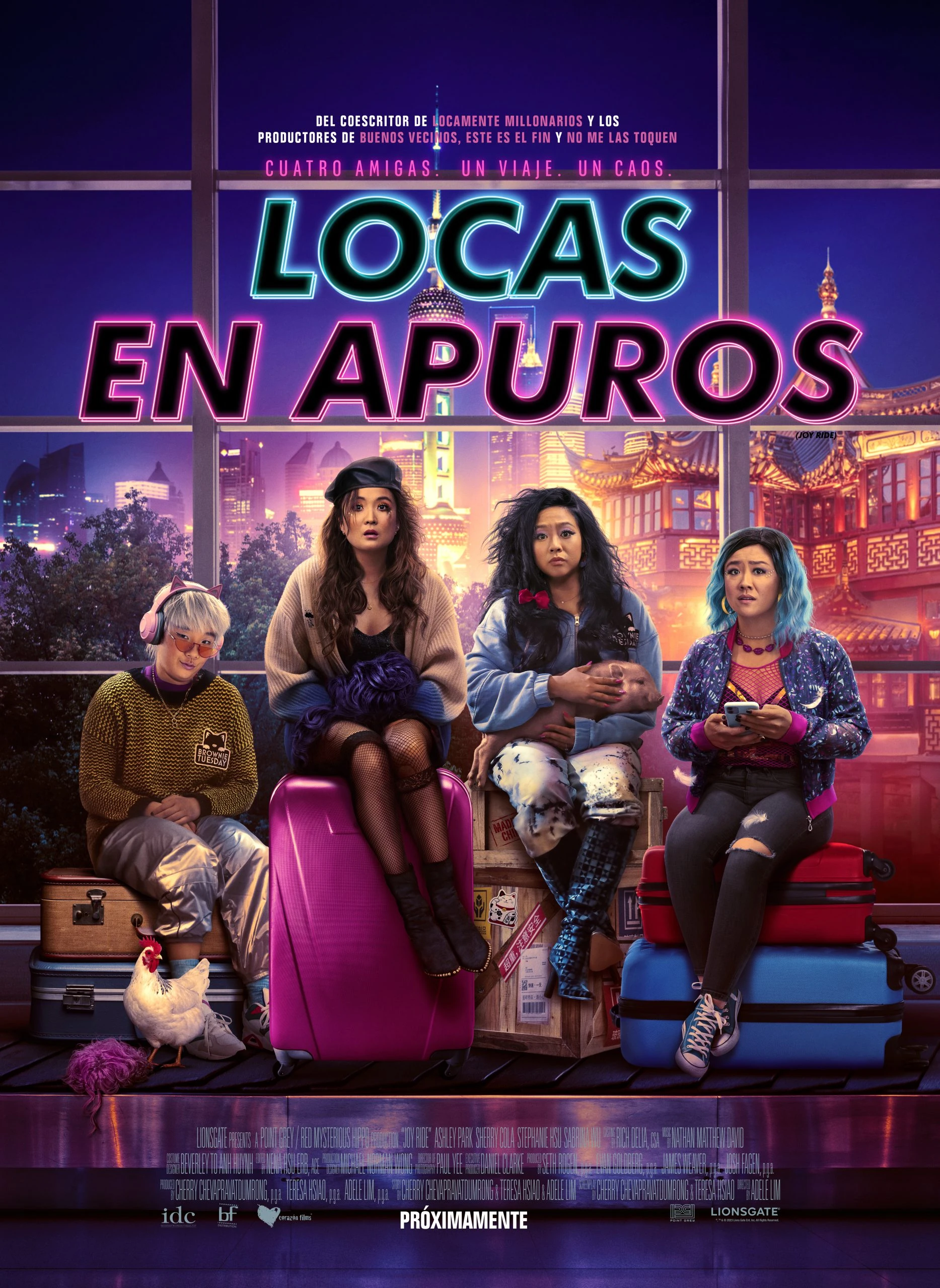 Locas en apuros (2023) [1080p] [Latino-Castellano-Ingles]