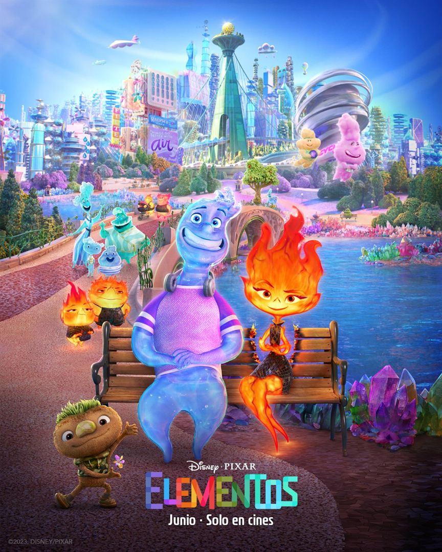 Elementos (Elemental) 2023 [1080p] [Latino-Castellano-Ingles]