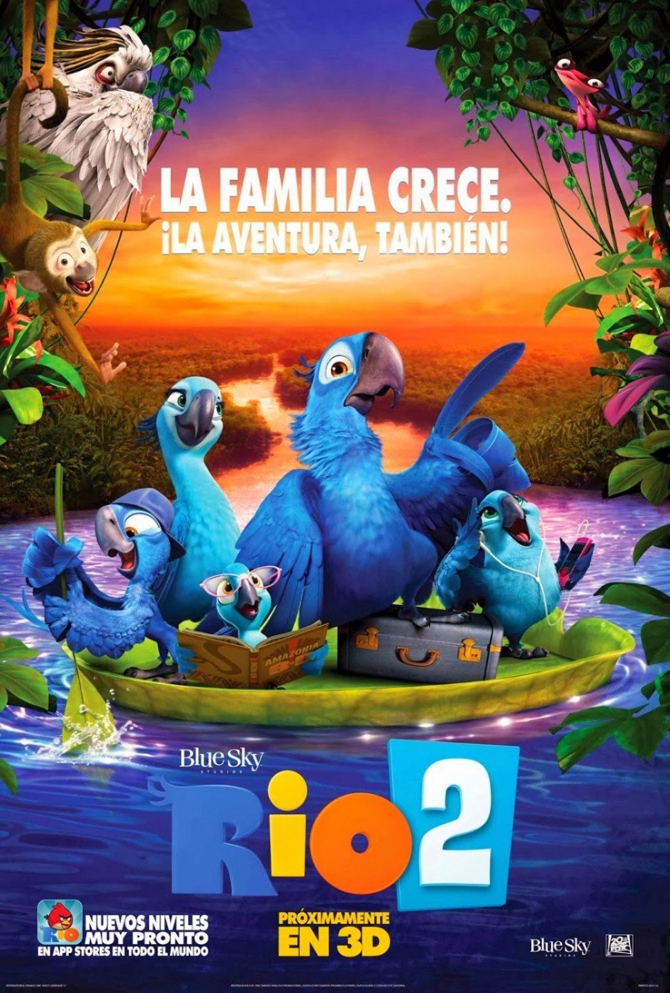 Rio 2 (2014) [1080p] [Latino-Castellano-Ingles] Descargar