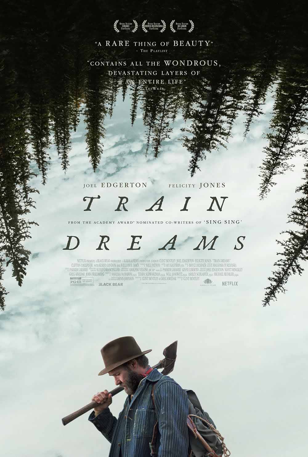 Sueños de trenes (Train Dreams) (2025) [1080p] [Latino-Castellano-Ingles] Descargar